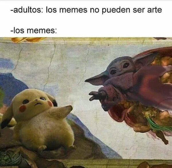 arte,baby yoda,memes,pikachu