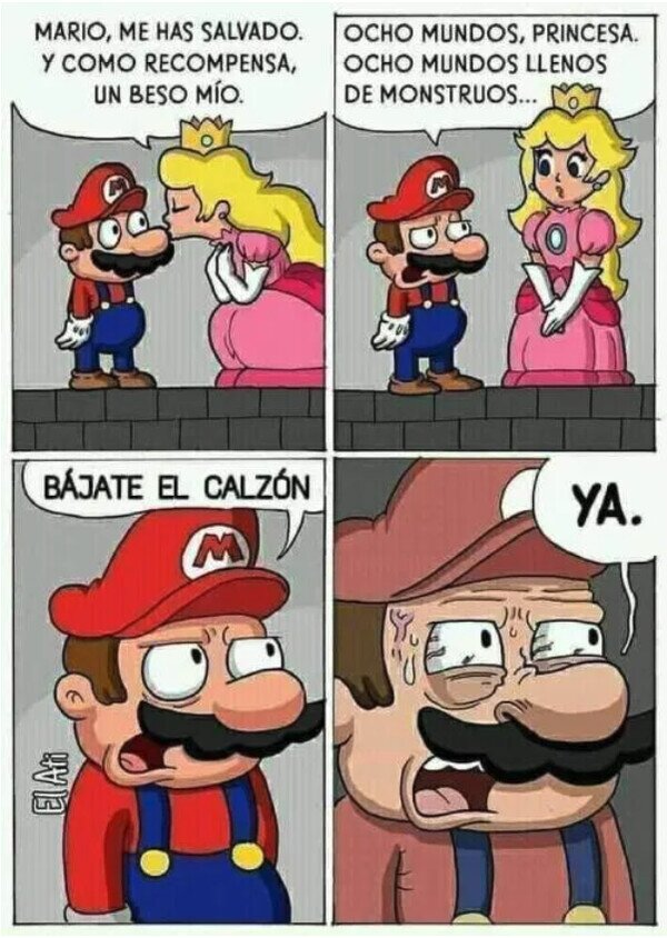 beso,Mario,mundos,Peach,salvar