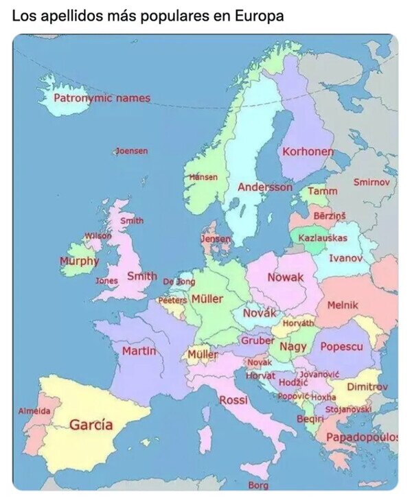 Meme_otros - Los apellidos más populares en Europa