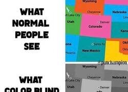 Enlace a Lo que ve la gente que no distingue los colores