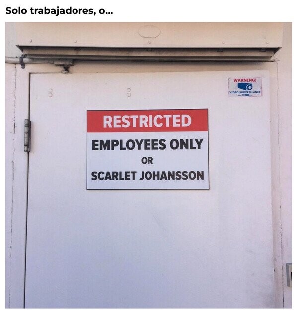 acceso,entrar,privado,puerta,Scarlett Johansson,trabajadores