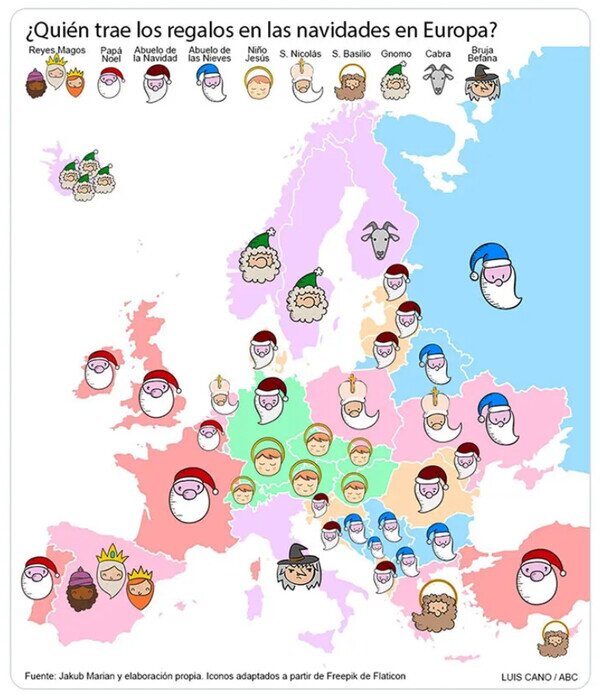 Meme_otros - ¿Quién trae los regalos de Navidad en Europa?