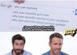 Enlace a ¿Por qué Ryan Reynolds besó a Andrew Garfield?