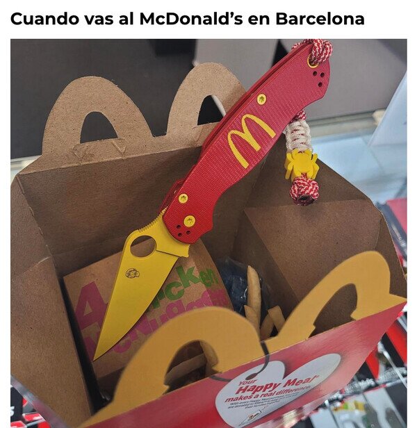 Barcelona,cuchillo,McDonalds,navaja