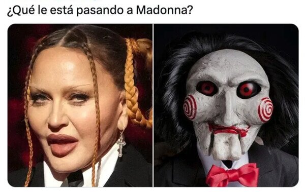 Madonna,muñeco,parecidos,Saw
