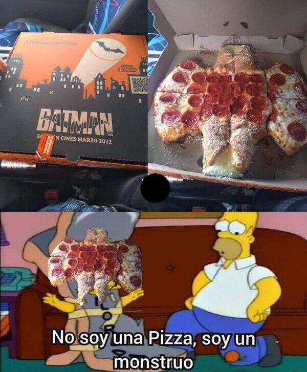 batman,monstruo,murcielago,pizza