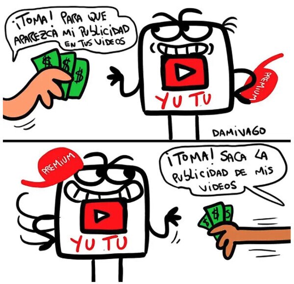 anuncios,dinero,premium,YouTube