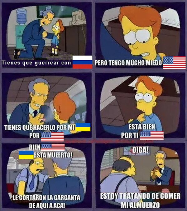 Guerra,Rusia,Simpsons,Ucrania