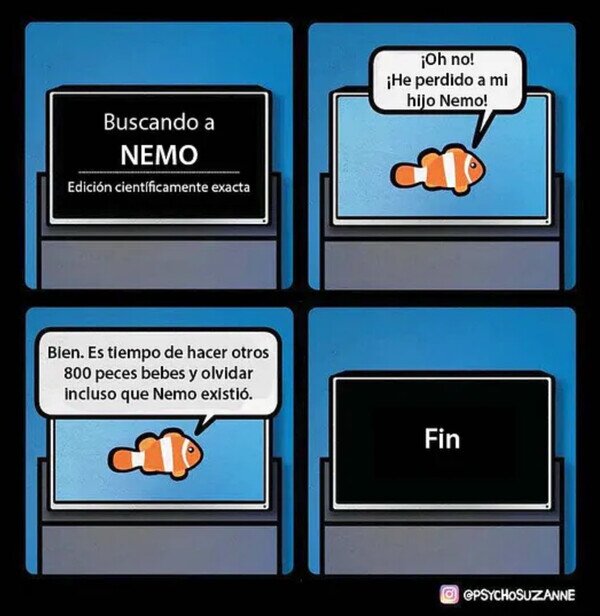Meme_otros - Buscando a Nemo, edición científica