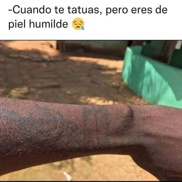 Meme_otros - Tatuaje racista