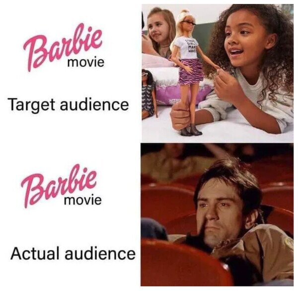 audiencia,Barbie,hombres,niñas,película