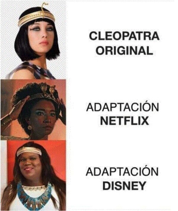 adaptación,Cleopatra,disney,netflix