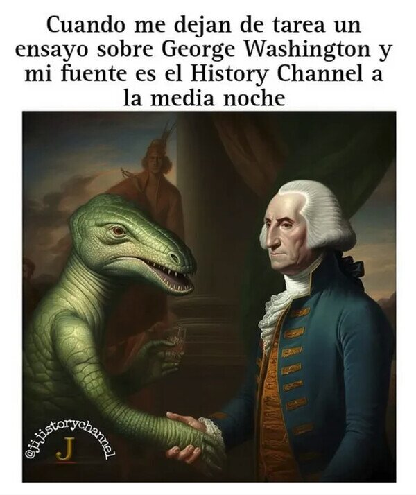 dinosaurio,George Washington,History Channel