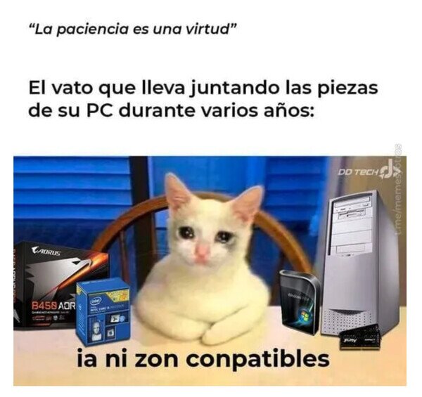 componentes,ordenador,paciencia,pc,virtud