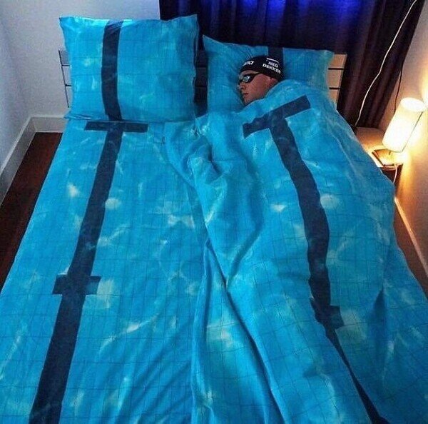 Meme_otros - La cama para nadadores perfecta no exi...