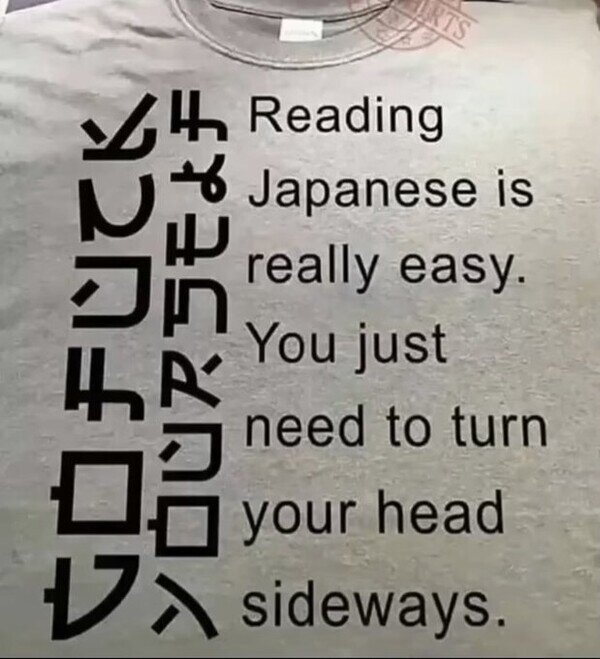 camiseta,japonés,mensaje
