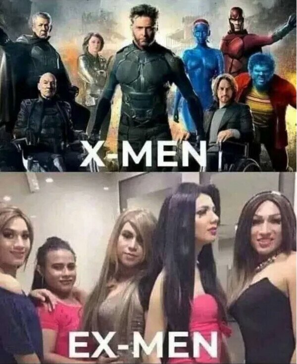 diferencias,ex,hombres,parecidos,X Men