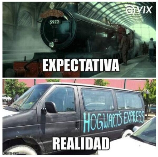 express,furgoneta,Harry Potter,Hogwarts,tren,wtf