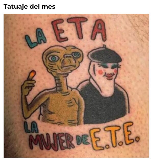 ET,eta,mujer,tatuaje