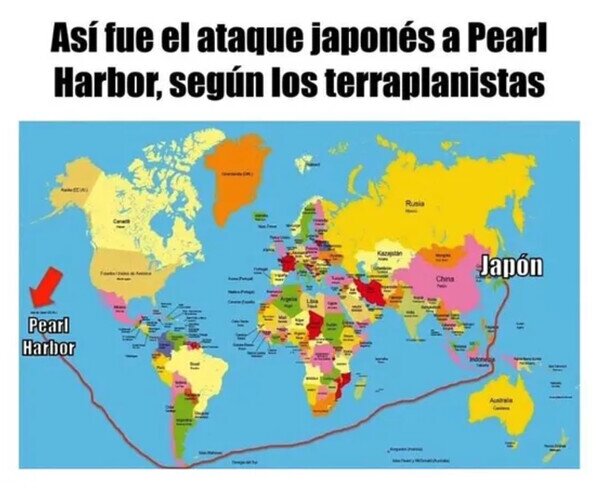 japoneses,Pearl Harbour,terraplanistas