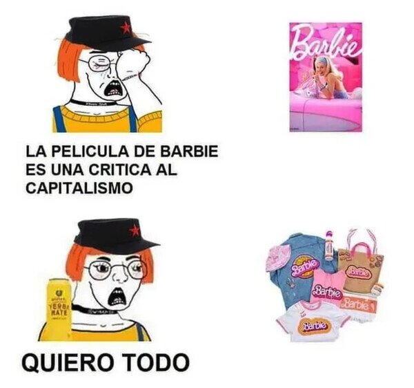 Barbie,capitalismo,película,productos