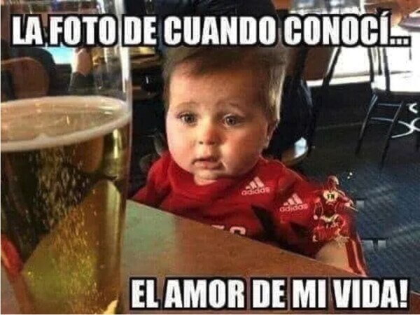 amor,bebé,cerveza,conocer,mirar