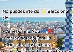 Enlace a Si este verano visitas Barcelona...