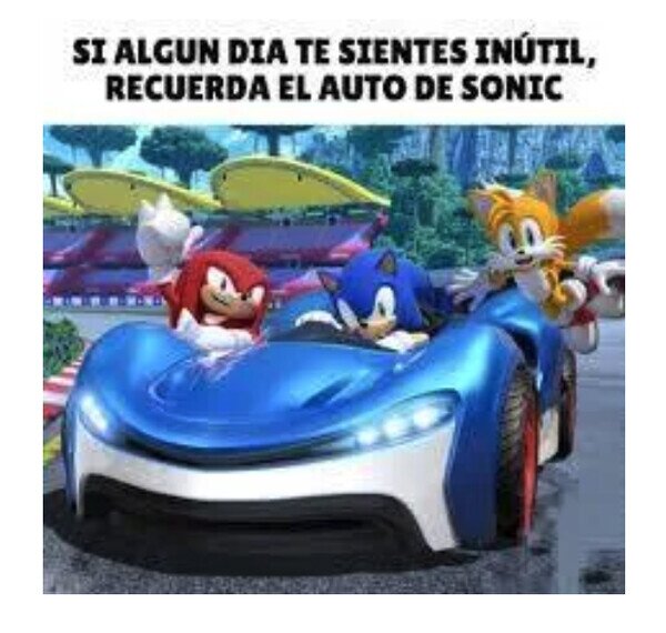 auto,coche,inútil,Sonic