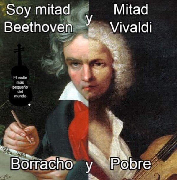 Beethoven,borracho,compositores,pobre,Vivaldi