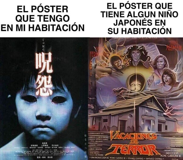 cine asiático,habitacion,poster