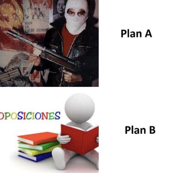 estudiar,oposiciones,plan A,plan B
