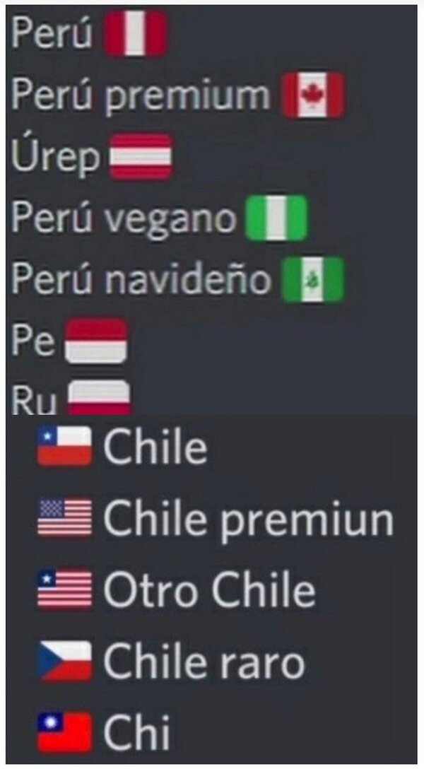 banderas,Chile,países,Perú