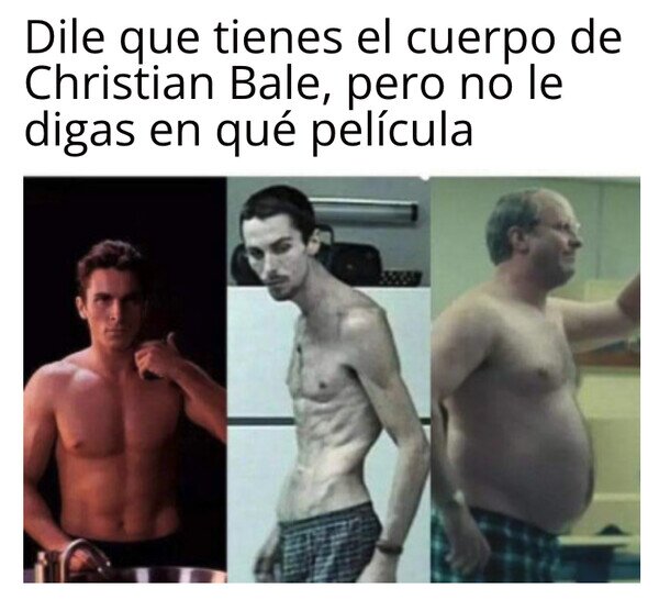 Otros - El cuerpo de Christian Bale