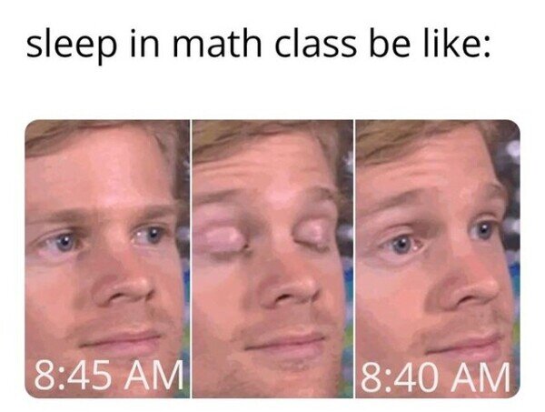 Meme_otros - Cuando te duermes en clase de matemáticas