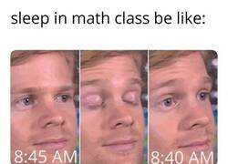 Enlace a Cuando te duermes en clase de matemáticas