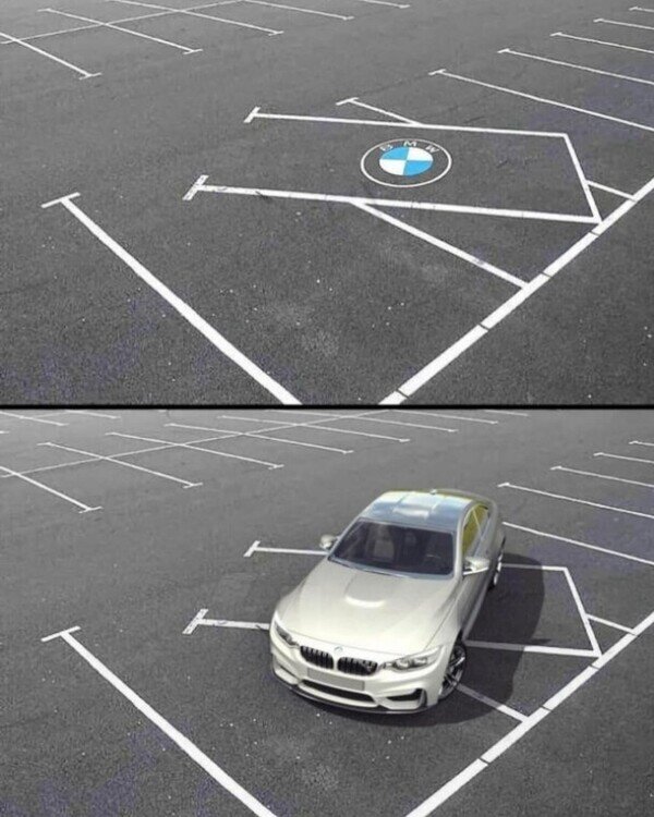 Meme_otros - Parking especial para BMW