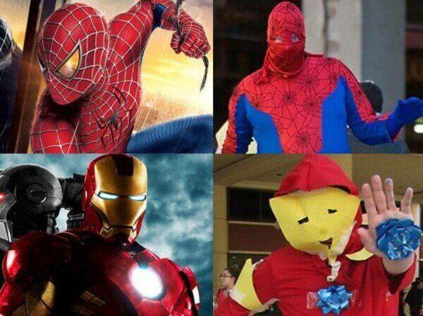 cosplay,disfraz,Iron Man,mal,Spiderman