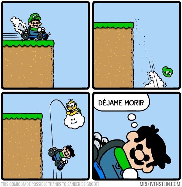 Meme_otros - Quizá Luigi solo quería...