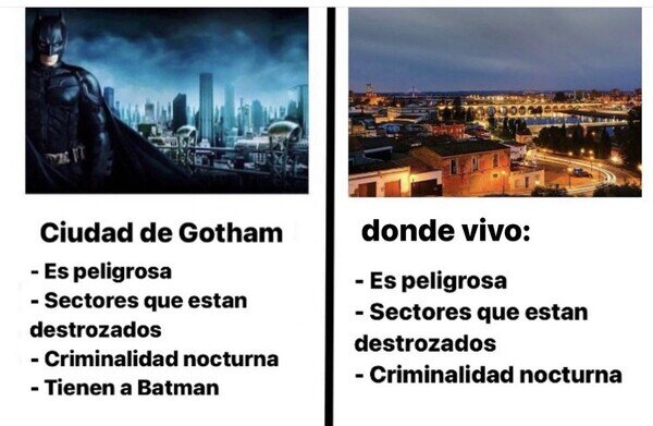 Otros - Vivo practicamente en Gotham