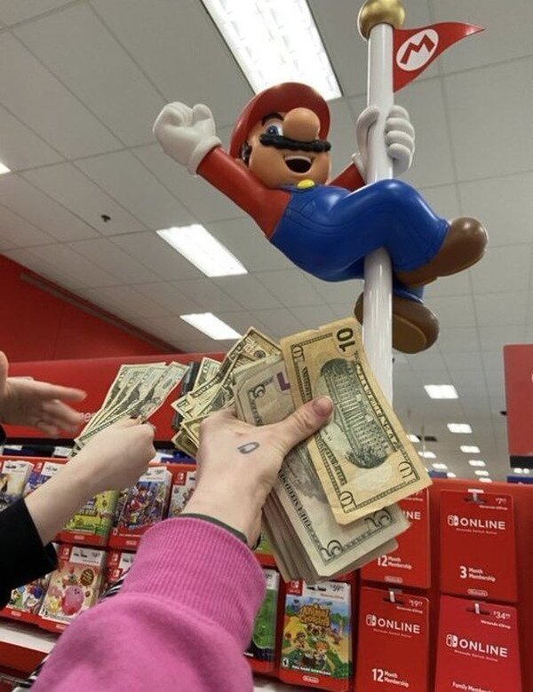Meme_otros - ¡Nooo, Mario! ¿Cómo acabaste así?