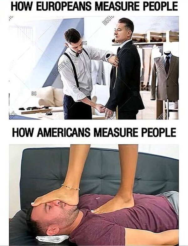 Meme_otros - ¿Por qué motivo miden en pies?