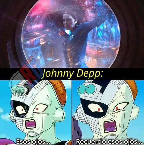 Meme_otros - Johnny Depp viendo Aquaman 2