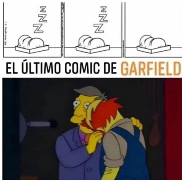 comic,Garfield,triste,último,viñeta
