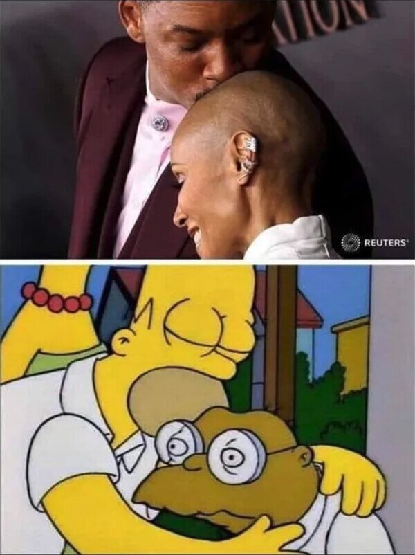 Meme_otros - Esta pareja icónica la predijeron Los Simpson