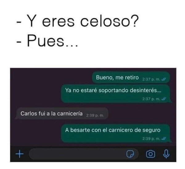Carne con salsa de celos