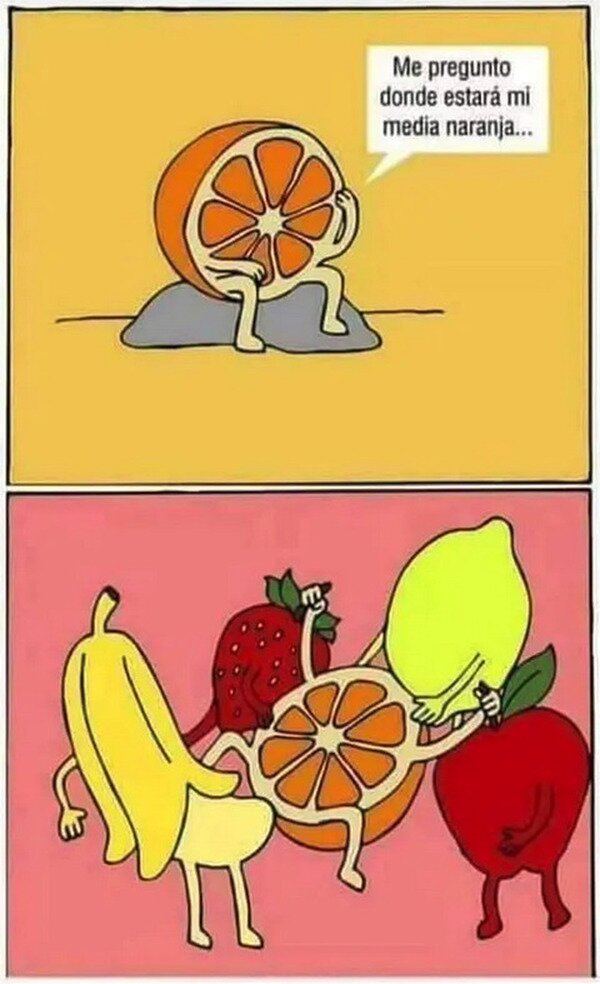 frutas,media,naranja