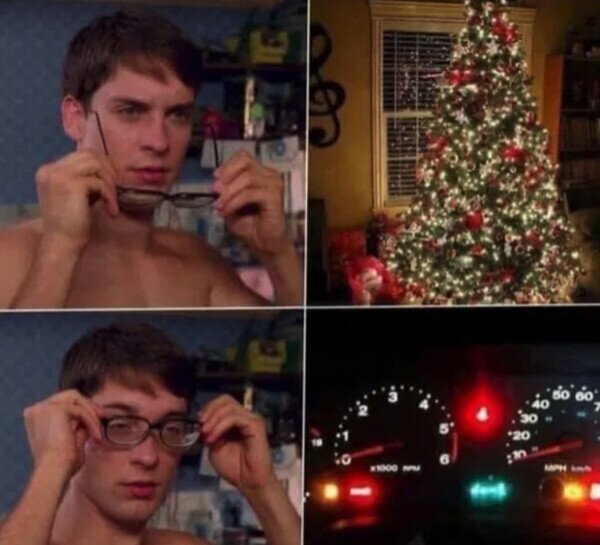 coche,luces,Navidad,ver