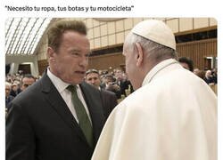 Enlace a ¡Nooo, Arnold! Al Papa no...