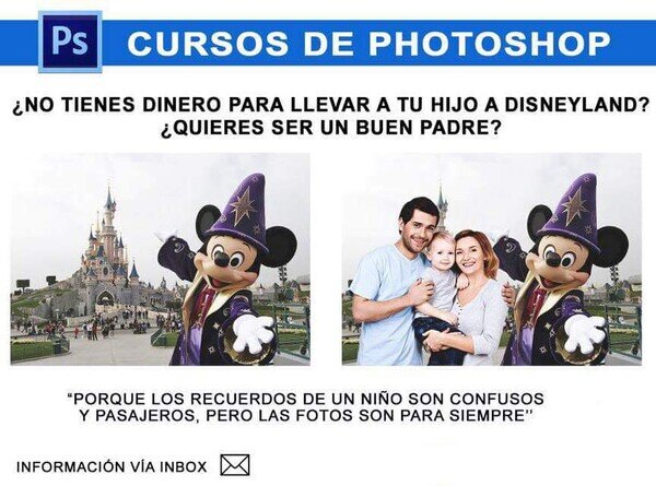 Disneyland,padre,Photoshop,recuerdos
