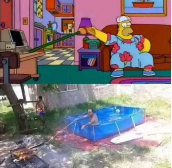 palo,piscina,Simpson,vago